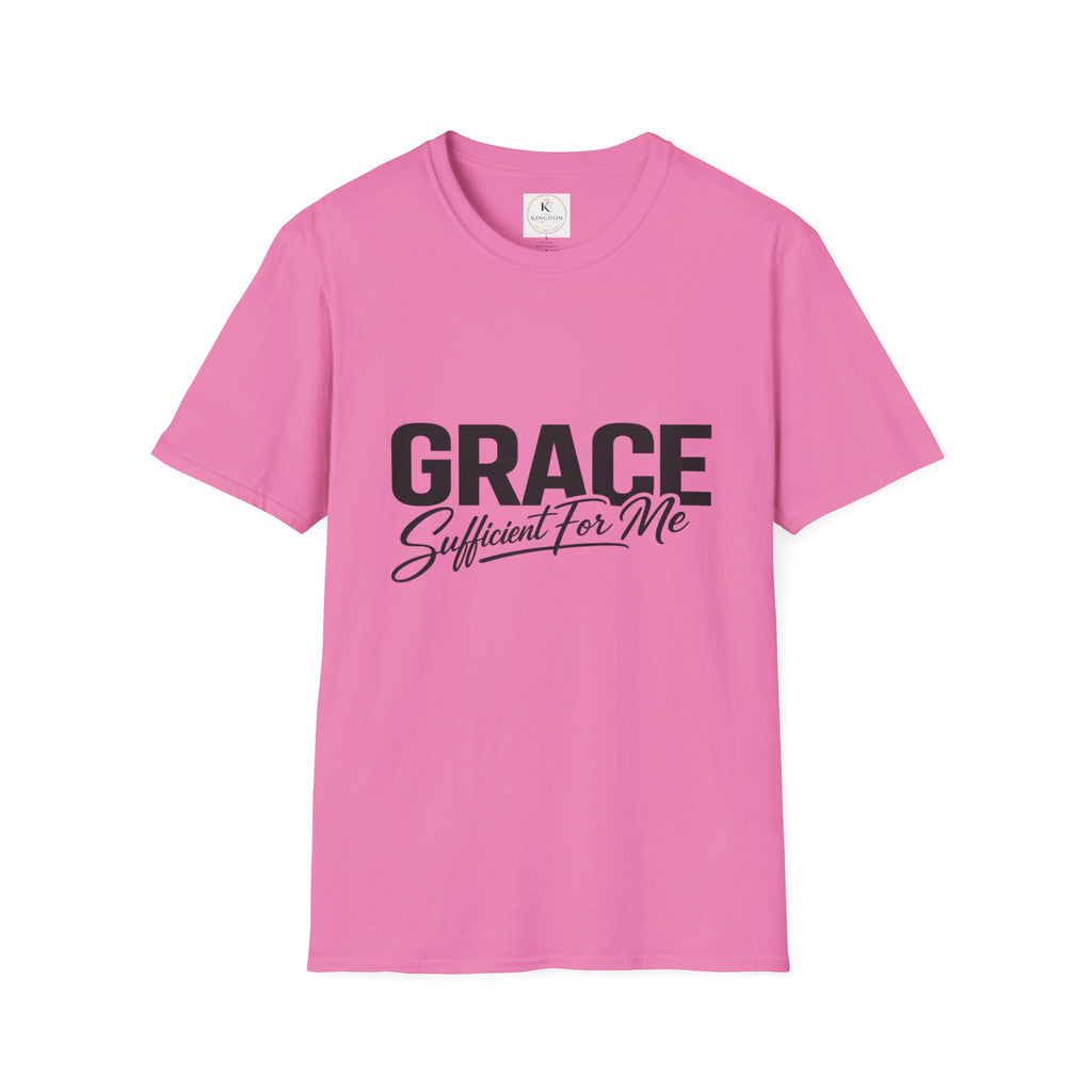 Grace Sufficient For Me T-Shirt | Christian Faith Typography Tee