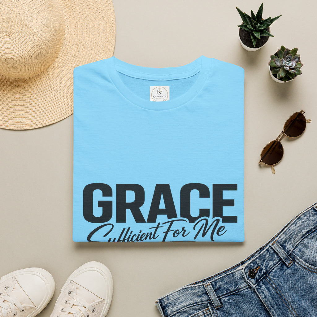 Grace Sufficient For Me T-Shirt | Christian Faith Typography Tee
