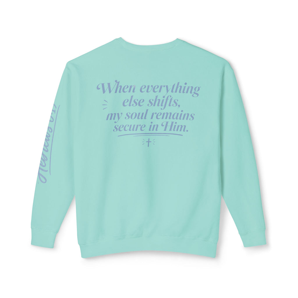 Anchored anchor sweatshirt | Hebrews 6:19 scripture crewneck