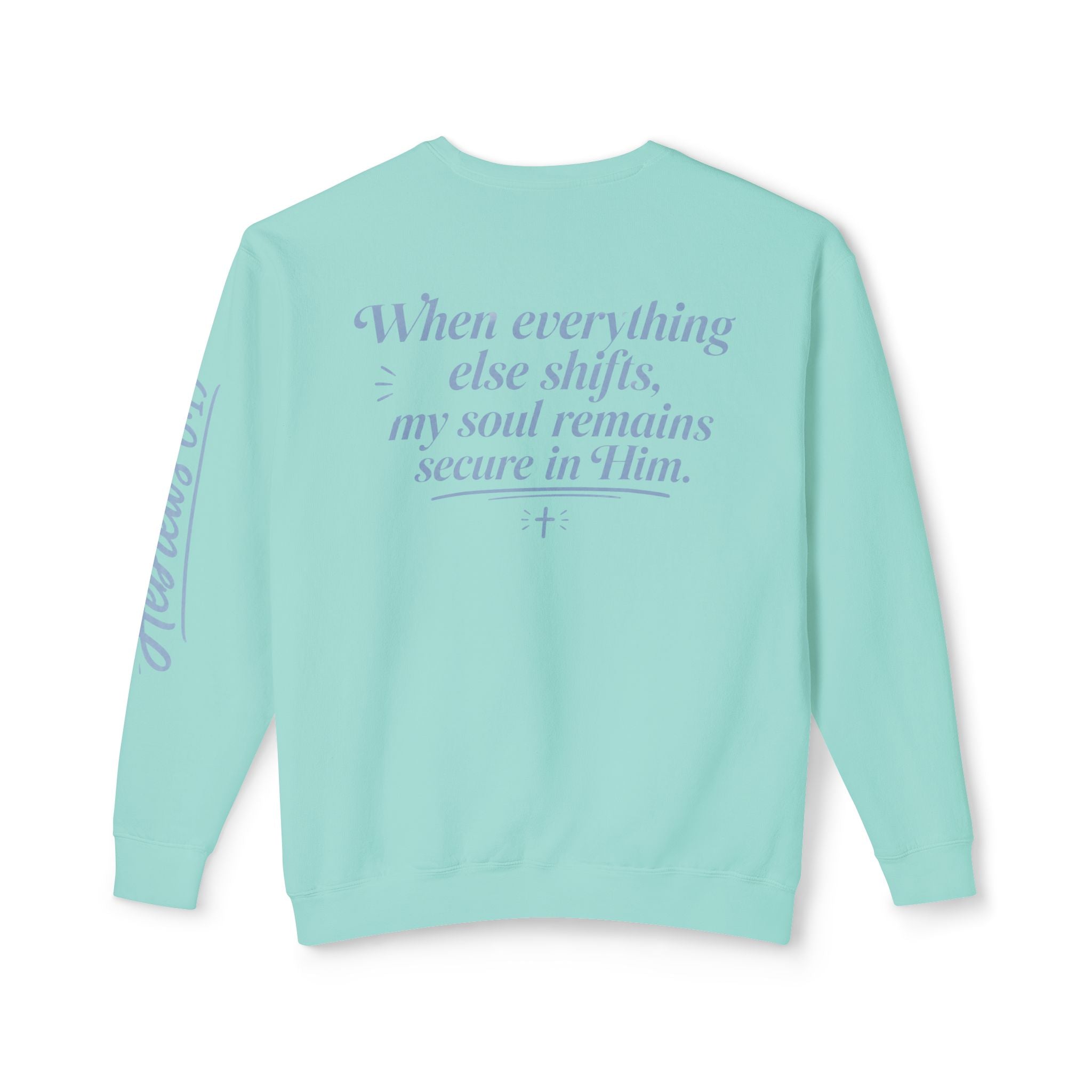 Anchored anchor sweatshirt | Hebrews 6:19 scripture crewneck