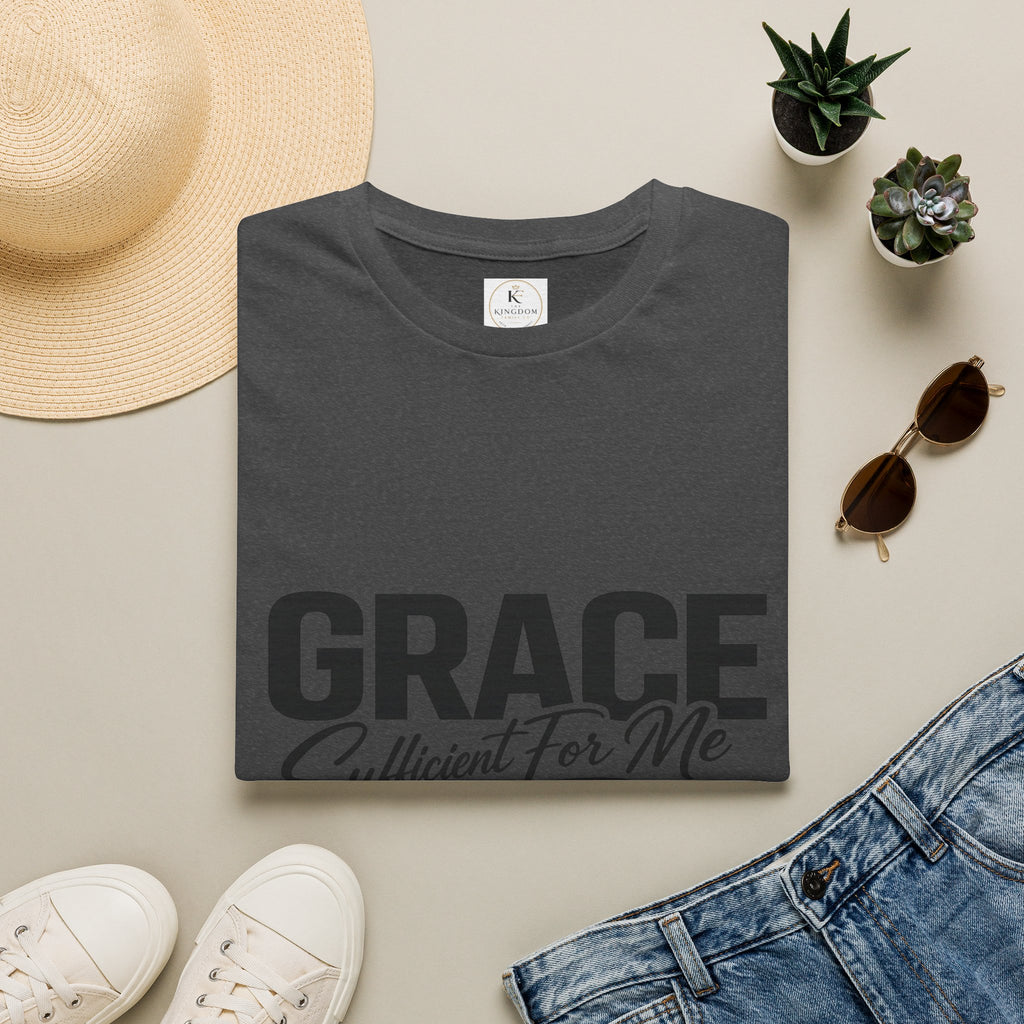 Grace Sufficient For Me T-Shirt | Christian Faith Typography Tee