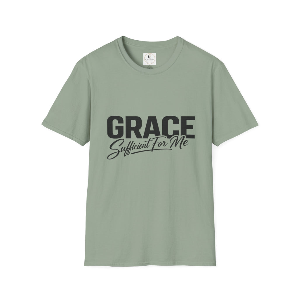 Grace Sufficient For Me T-Shirt | Christian Faith Typography Tee