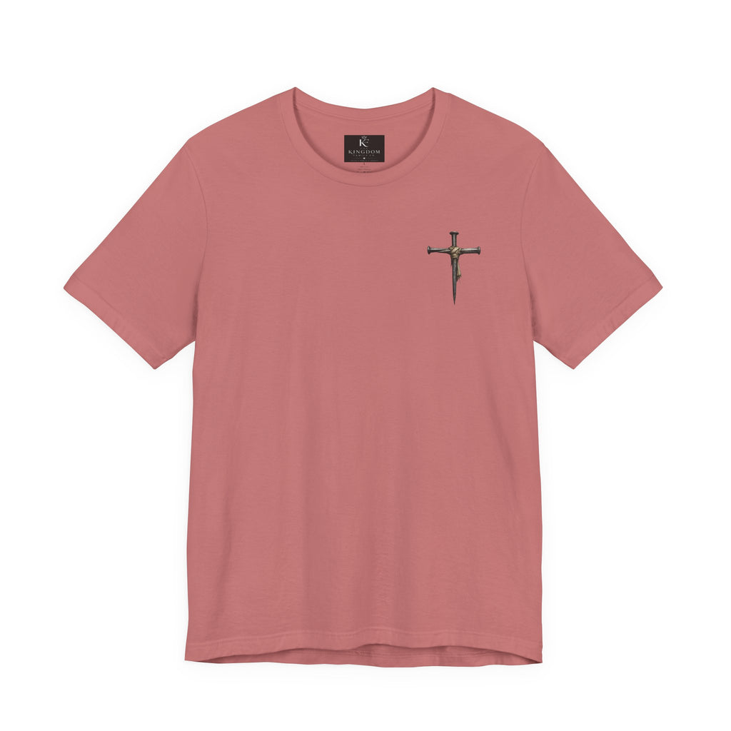 Faith-Forward Cross Tee | Hand-Painted Style Christian T-Shirt