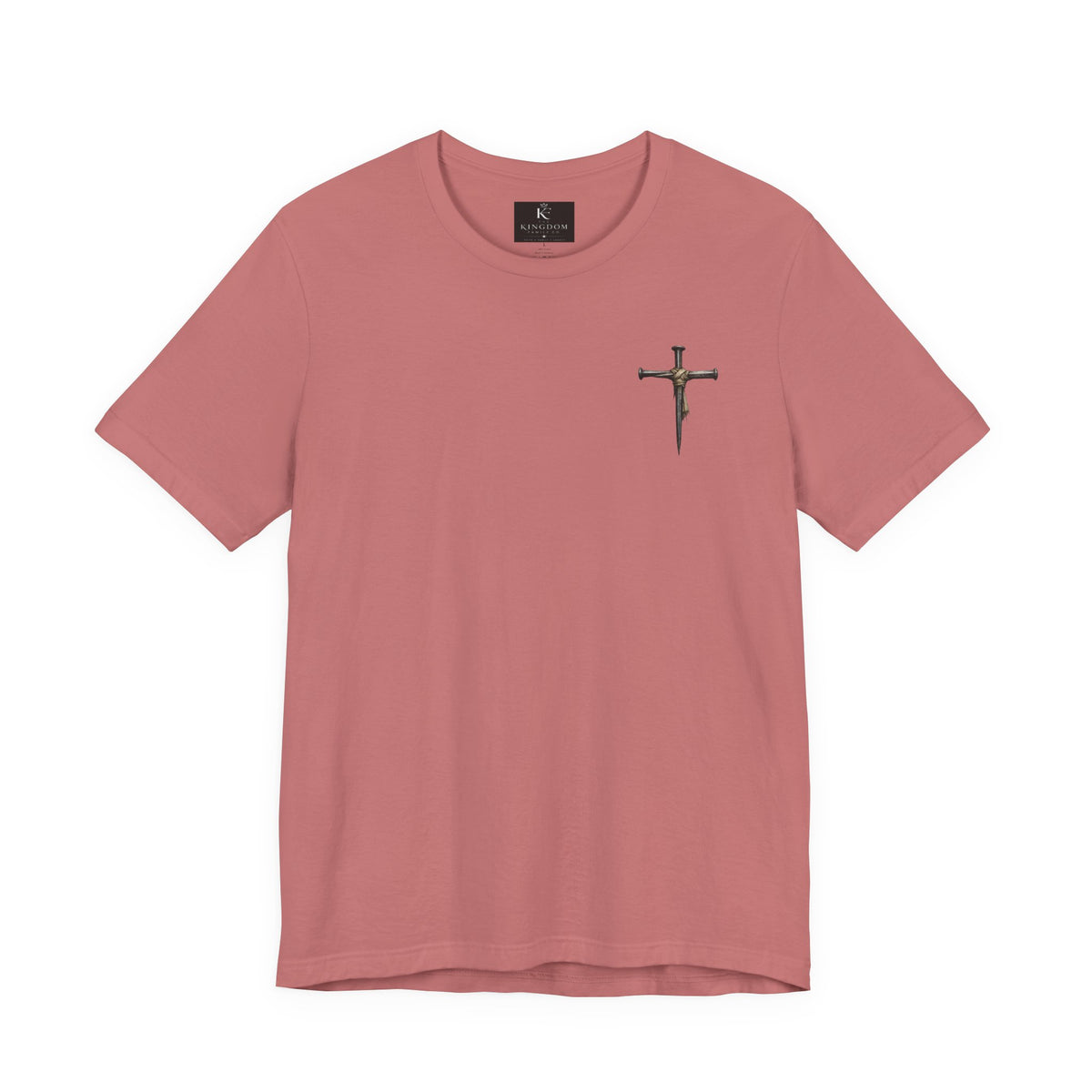 Faith-Forward Cross Tee | Hand-Painted Style Christian T-Shirt