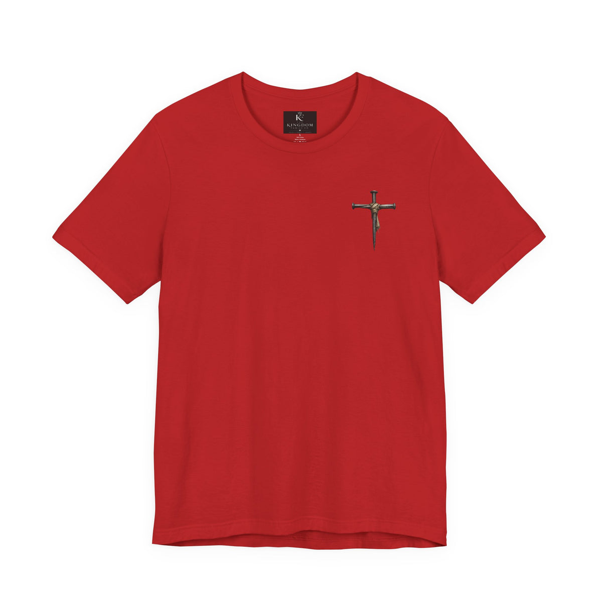 Faith-Forward Cross Tee | Hand-Painted Style Christian T-Shirt