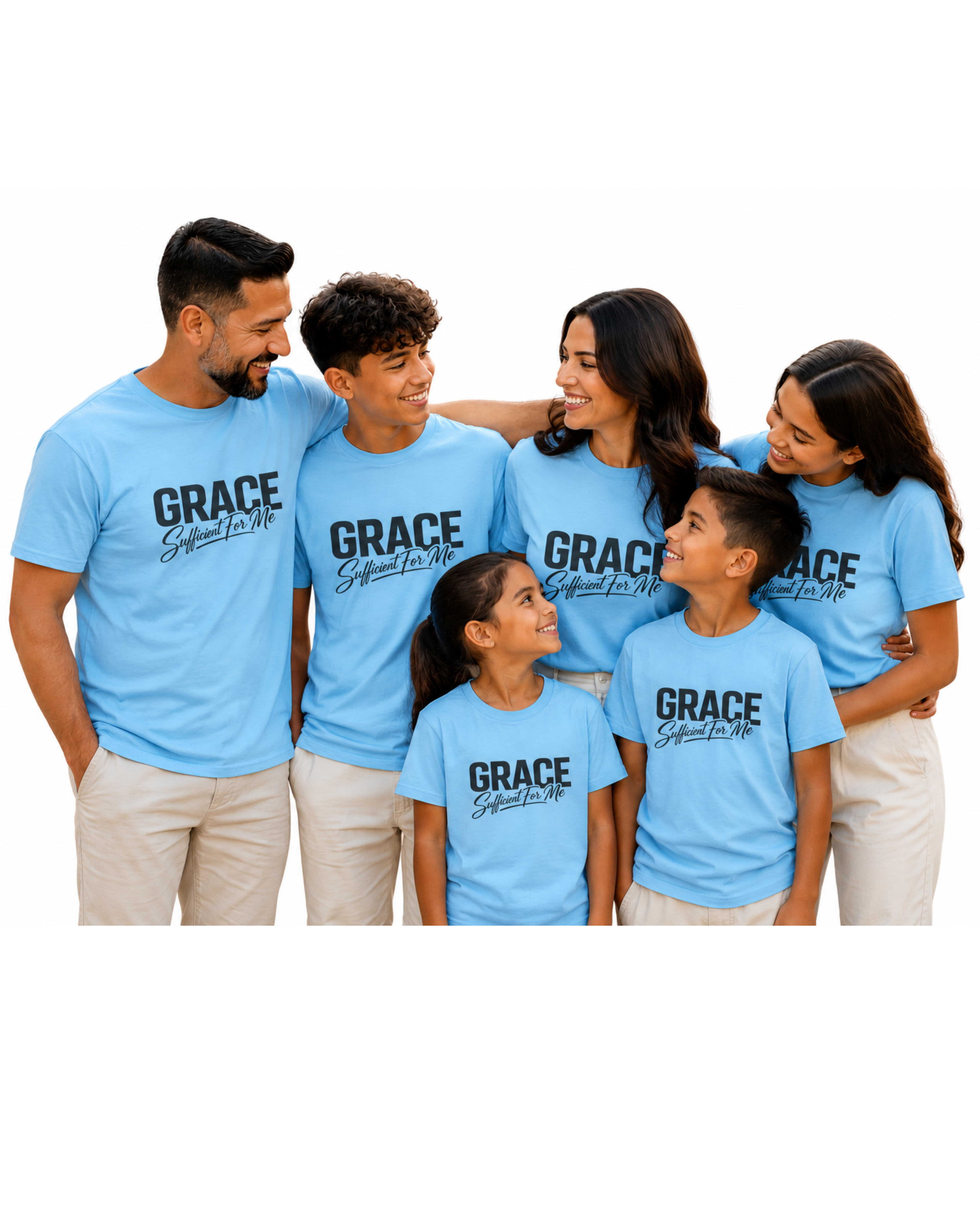 Grace Sufficient For Me T-Shirt | Christian Faith Typography Tee