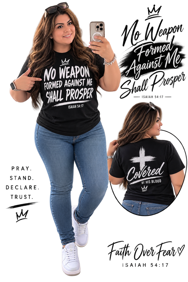 No weapon formed against me shall prosper— Isaiah 54:17