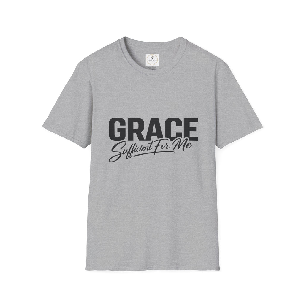 Grace Sufficient For Me T-Shirt | Christian Faith Typography Tee
