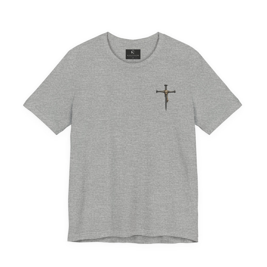 Faith-Forward Cross Tee | Hand-Painted Style Christian T-Shirt