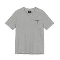 Faith-Forward Cross Tee | Hand-Painted Style Christian T-Shirt