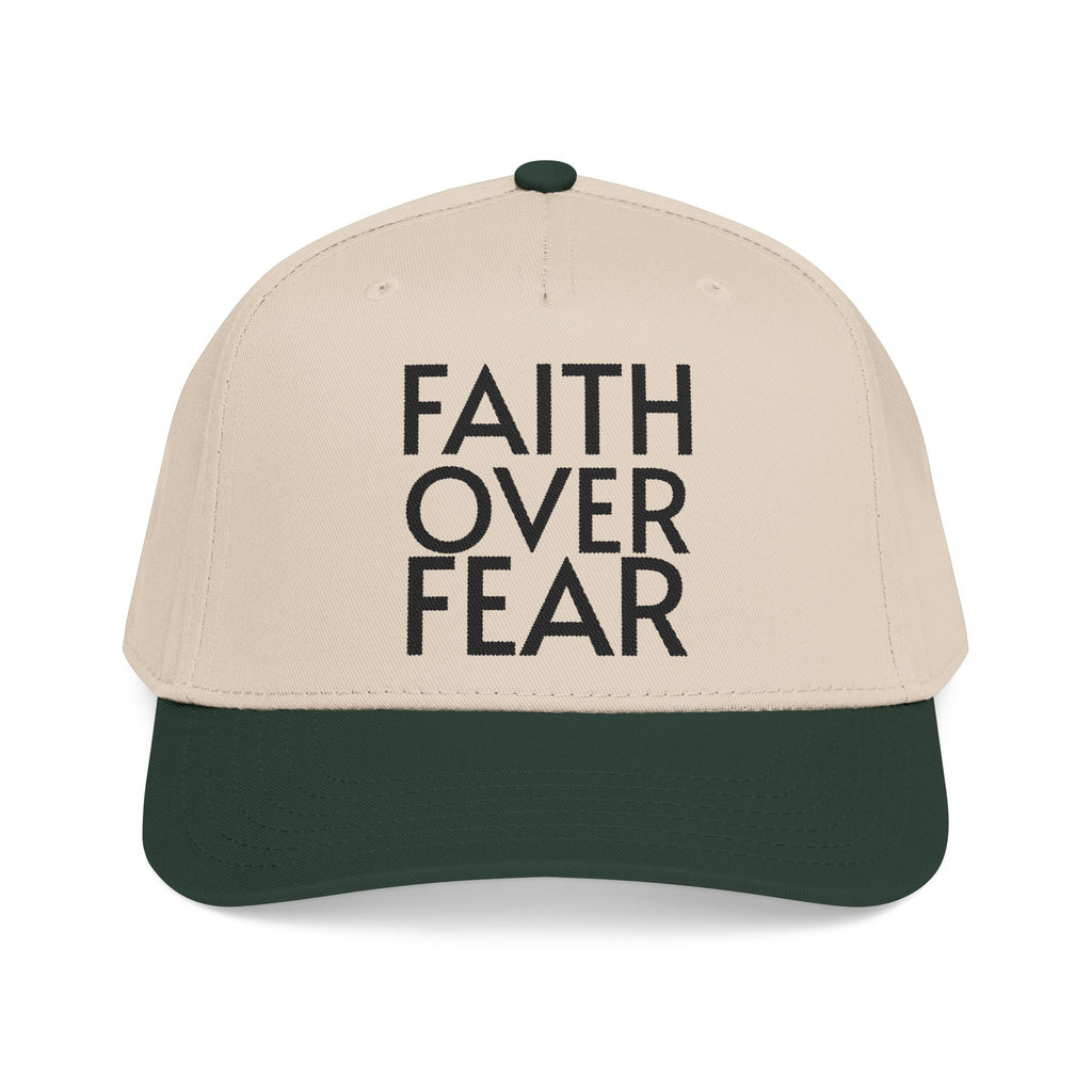 FAITH OVER FEAR Hat — Premium Baseball Cap