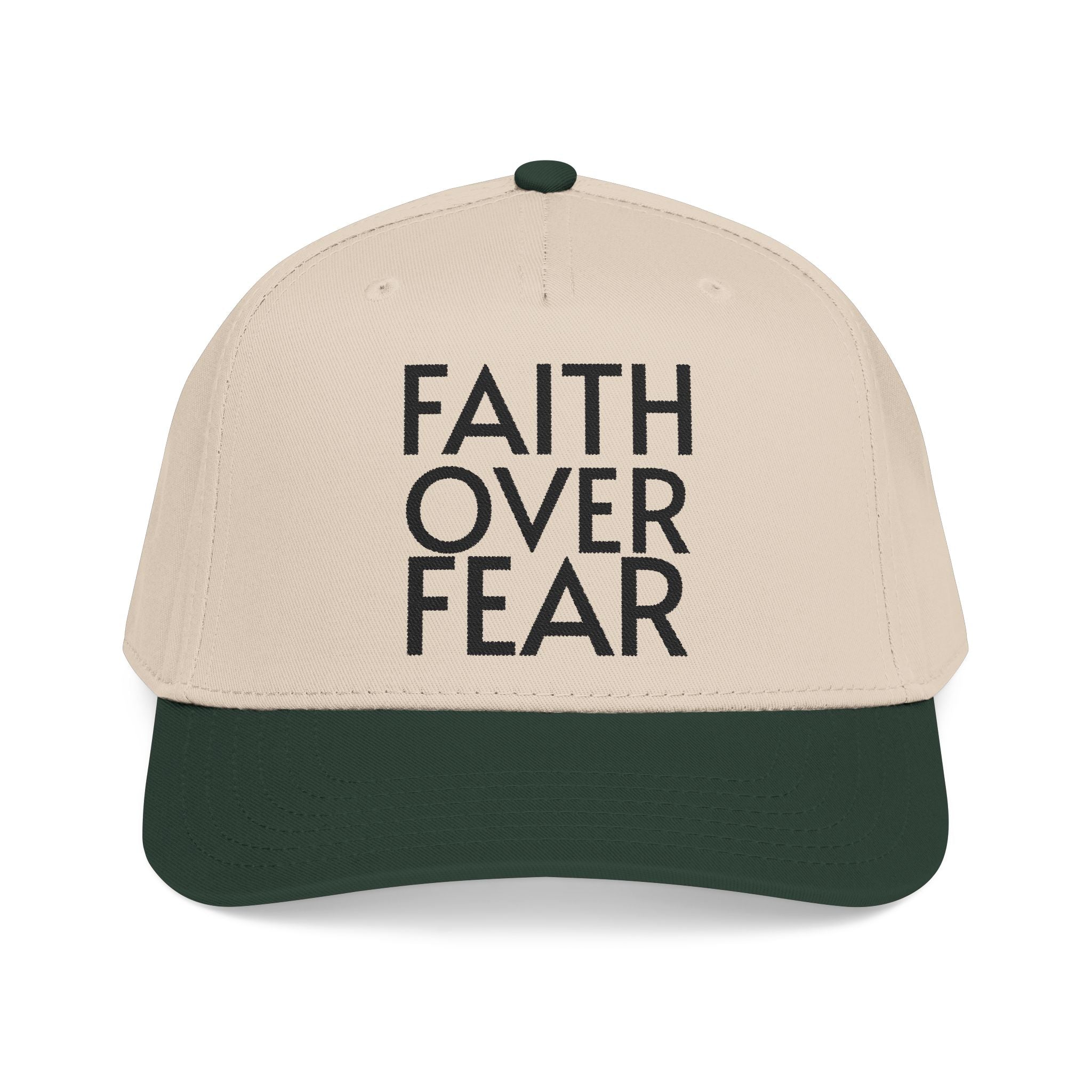 FAITH OVER FEAR Hat — Premium Baseball Cap
