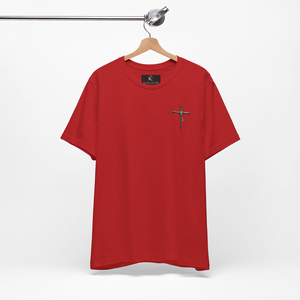 Faith-Forward Cross Tee | Hand-Painted Style Christian T-Shirt