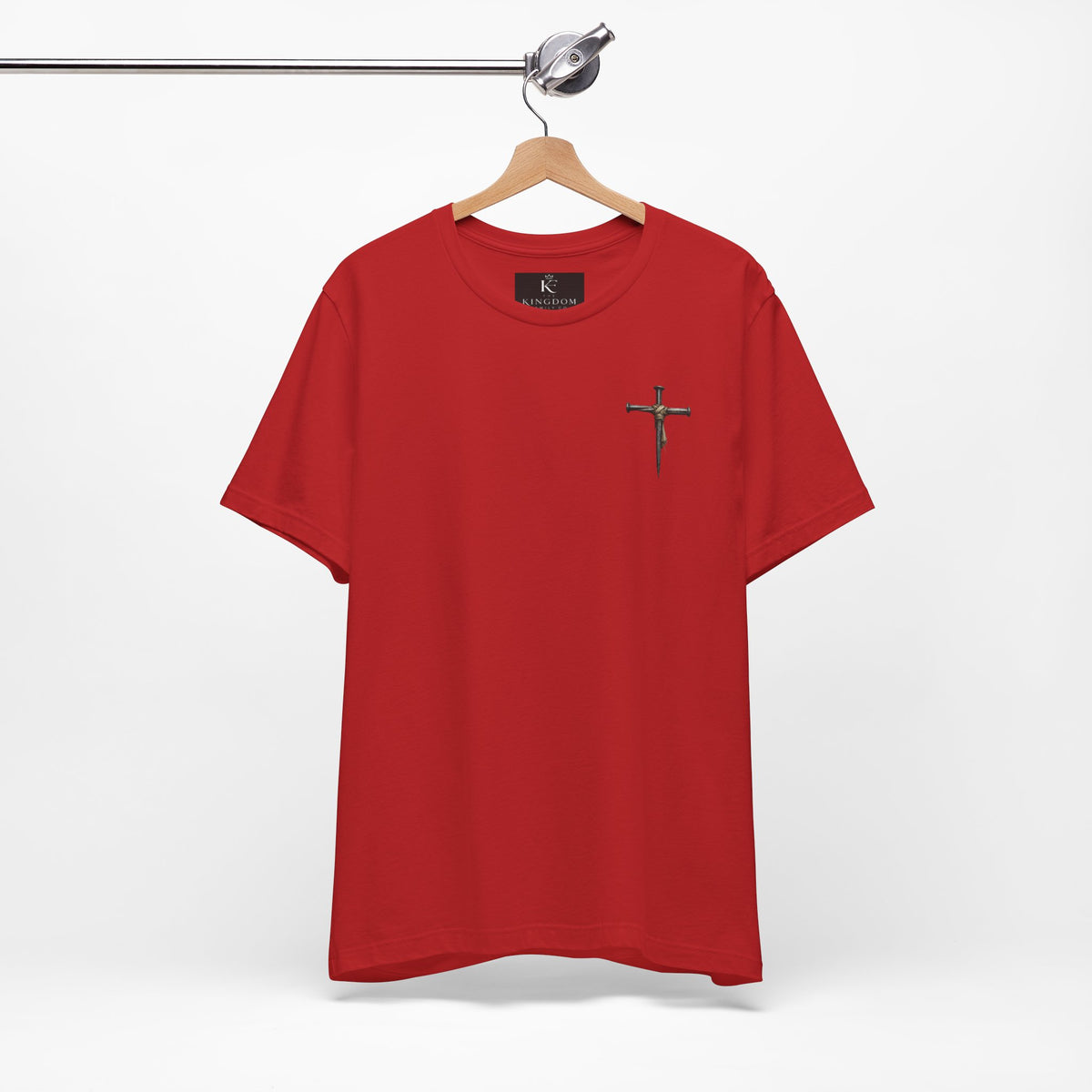 Faith-Forward Cross Tee | Hand-Painted Style Christian T-Shirt