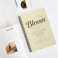 Bloom Spiral Notebook — Christian Floral Journal with Psalm 92:13 Quote