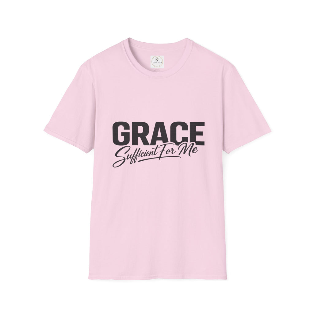 Grace Sufficient For Me T-Shirt | Christian Faith Typography Tee