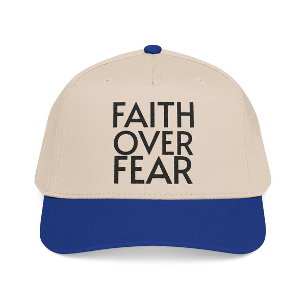 FAITH OVER FEAR Hat — Premium Baseball Cap