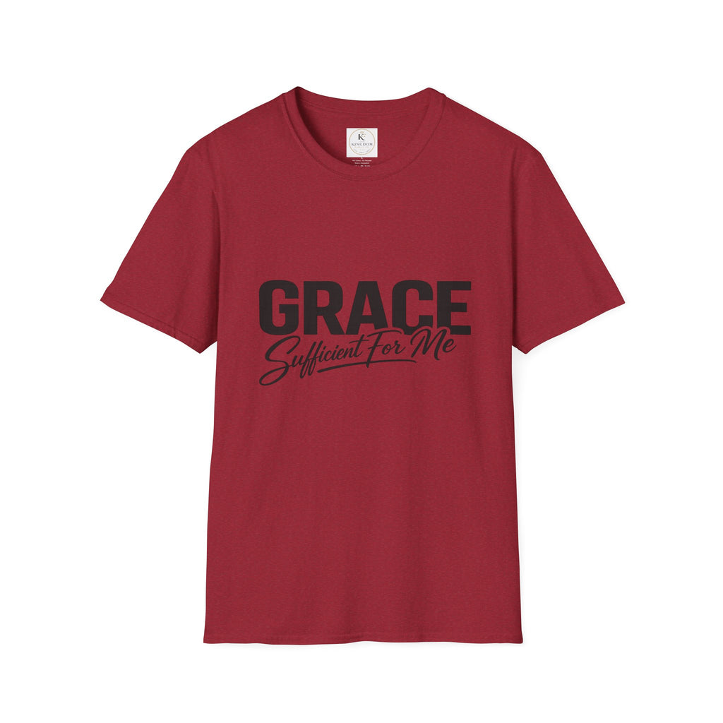 Grace Sufficient For Me T-Shirt | Christian Faith Typography Tee