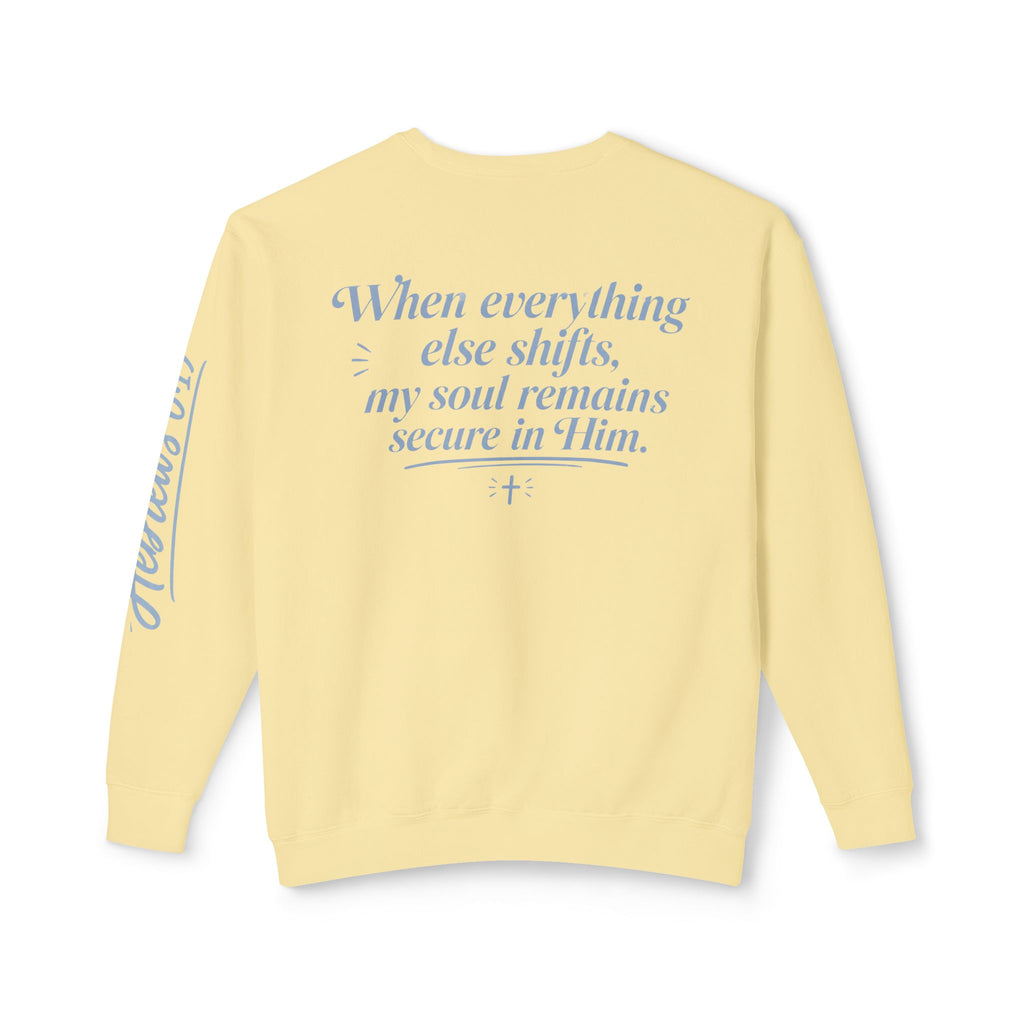 Anchored anchor sweatshirt | Hebrews 6:19 scripture crewneck